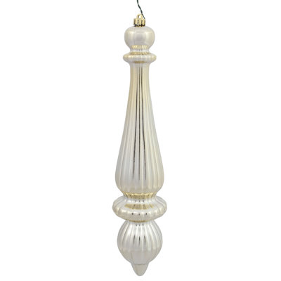 14" Finial Drop Christmas Ornament UV
