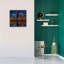  Art mural en toile «Stained Chicago» par Ann Klee, 26 po x 26 po-302837639