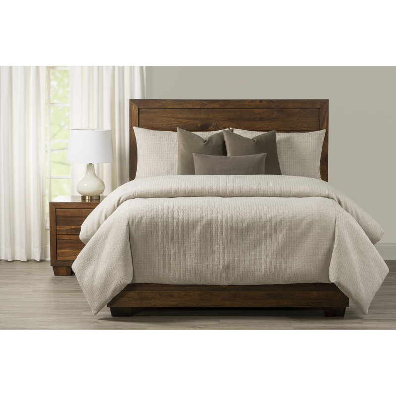 Ensemble de housse de couette et insert moelleux en velours de lin, Housse de couette pour très grand lit + 2 taies d