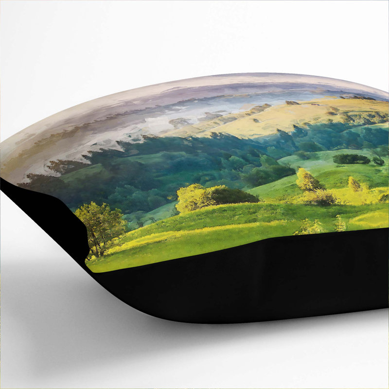 Square Cushion, 55cm H x 55cm W x 20cm D, Black