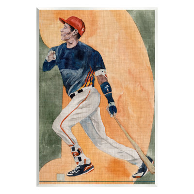 " Baseball Player Sports Painting " Acrylic Painting