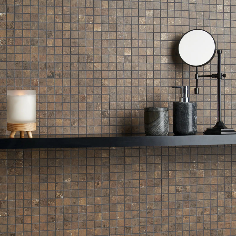Portrait 1x1 Matte Porcelain Mosaic Tile