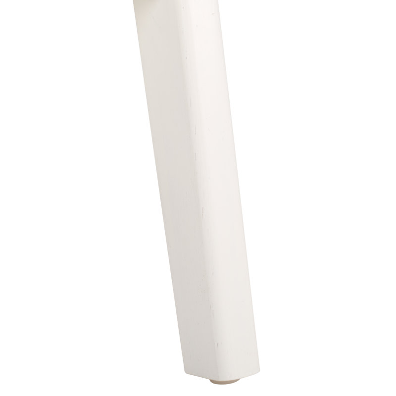 Luz Cane Counter Stool, White/Natural