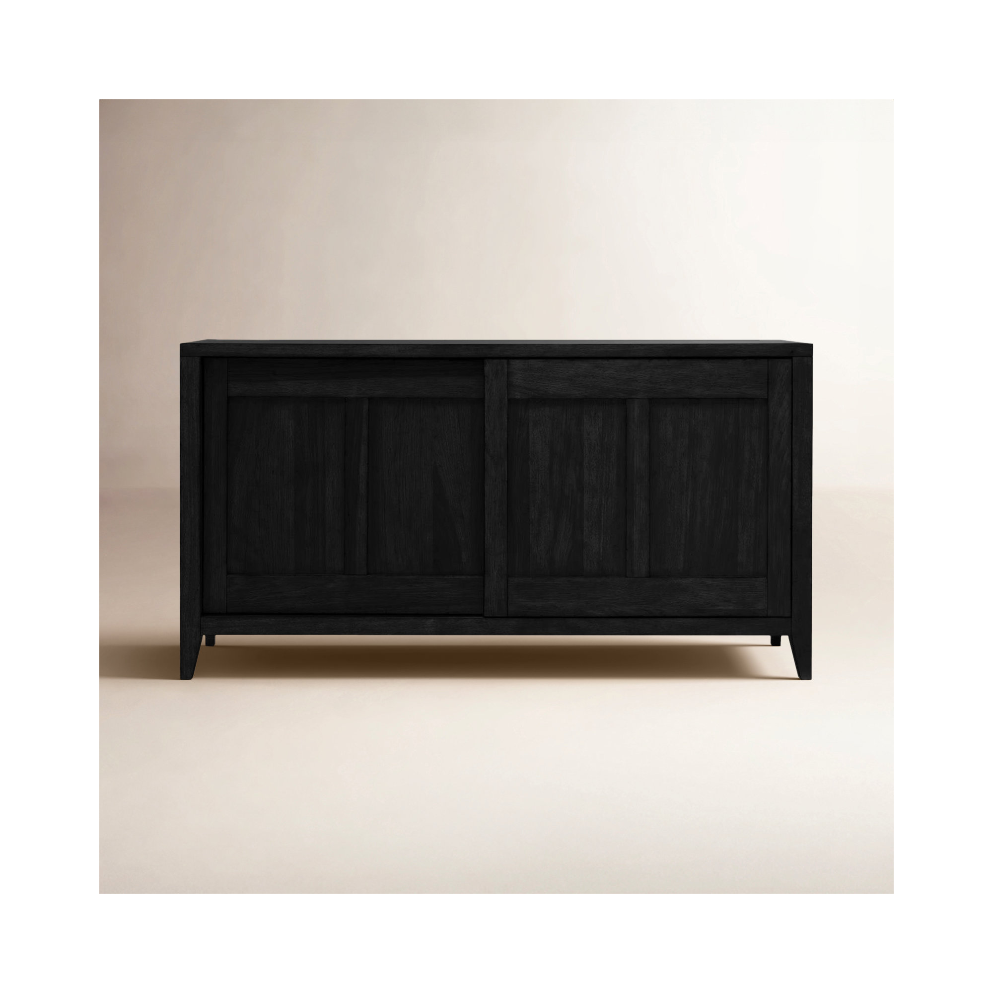 Mya 2 Door Sideboard , 32"H x 60"W x 18"D, Black