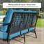 Ensemble de conversation à 5 places avec chaises berçantes et foyer-1023197731