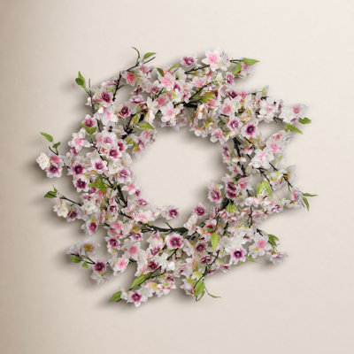 24" Cherry Blossom Wreath
