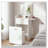 Flip-top Vanity Table,Compact/Mini Vanity,Mirror-integrated Dressing Table