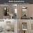Recessed & Surface Mount Framed Medicine Cabinet with Mirror, Modern Bathroom Wall Cabinet with Adjustable Shelves in Brushed Gold-1439974728-1439974732