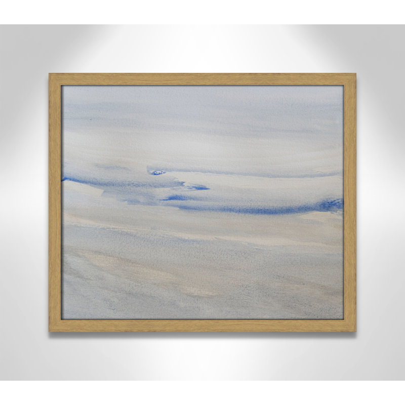 Silent Direction Print by S.H. Khan, Natural Woodgrain, 19'' W x 16'' H, Framed Print