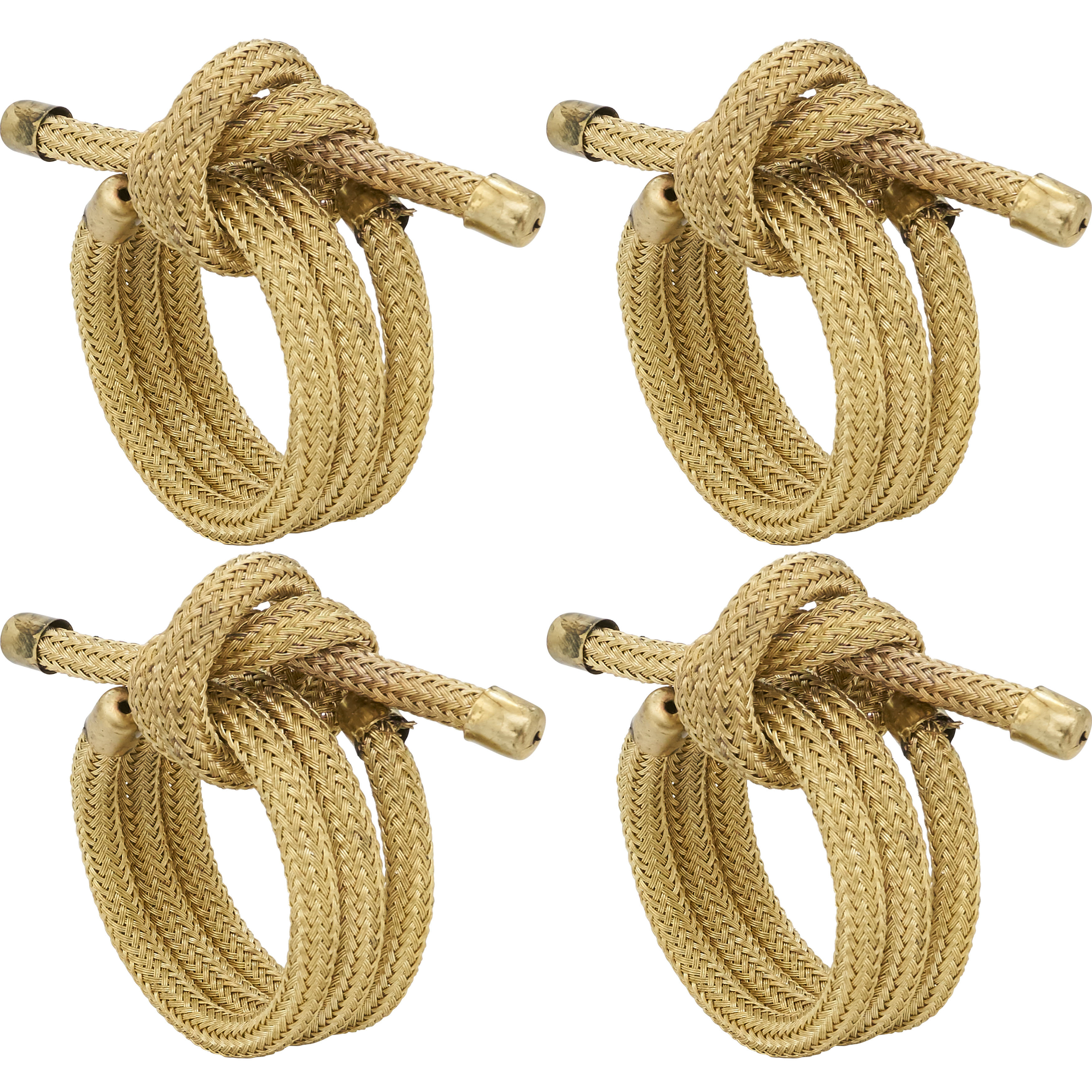 Saro Knotted Rope Napkin Ring & Reviews | Wayfair