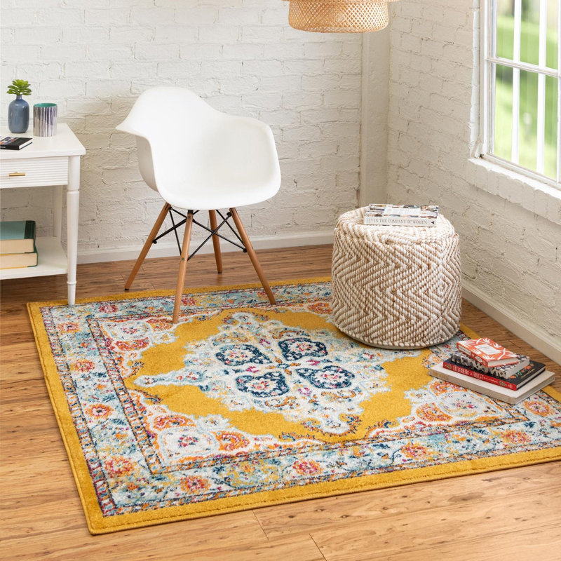 Armgard Oriental Indoor Rug, Square 5'