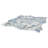 Huron 12" x 12" Azul Matte Glass Pebble Mosaic Floor and Wall Tile-95635366
