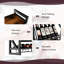 10 bouteilles Tausha en noir / brun