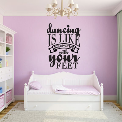 Décalcomanie murale danse like rêve