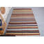 Tapis 4 x 6,2 pi, tapis antiques arc-en-ciel, kilim, tapis rétro, tapis turcs, tapis neutre, tapis frais