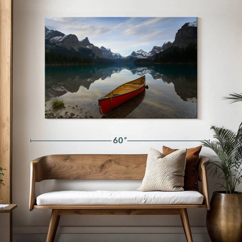 Mehar Lake Maligne Canoe