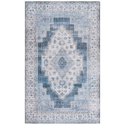 Maritess Machine Washable Southwestern Rug