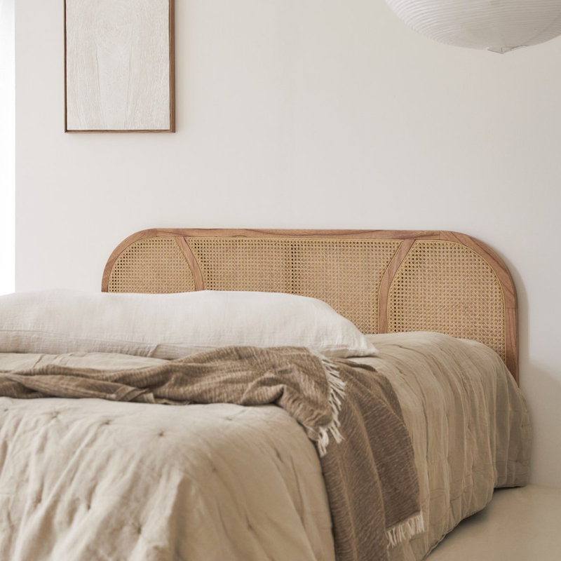 Billie Solid Wood Headboard, Queen