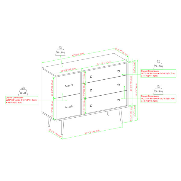 Dimensions du produit