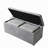 1 Piece Rectangular Storage Ottoman Short Velvet With 2 Set Ottomans (Light Gray)-819654565-819654587