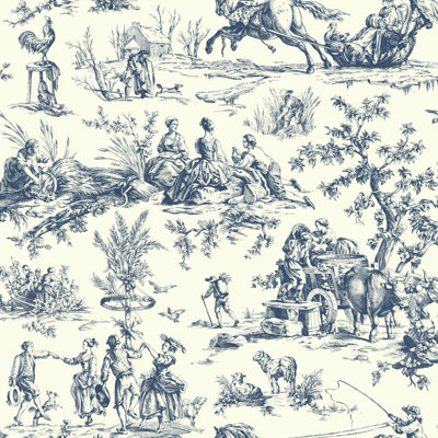 Ashford Toiles Toile Wallpaper