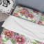 Floral rouge et feuille verte - ensemble de housse de couette floral - microfibre de polyester-2013700757