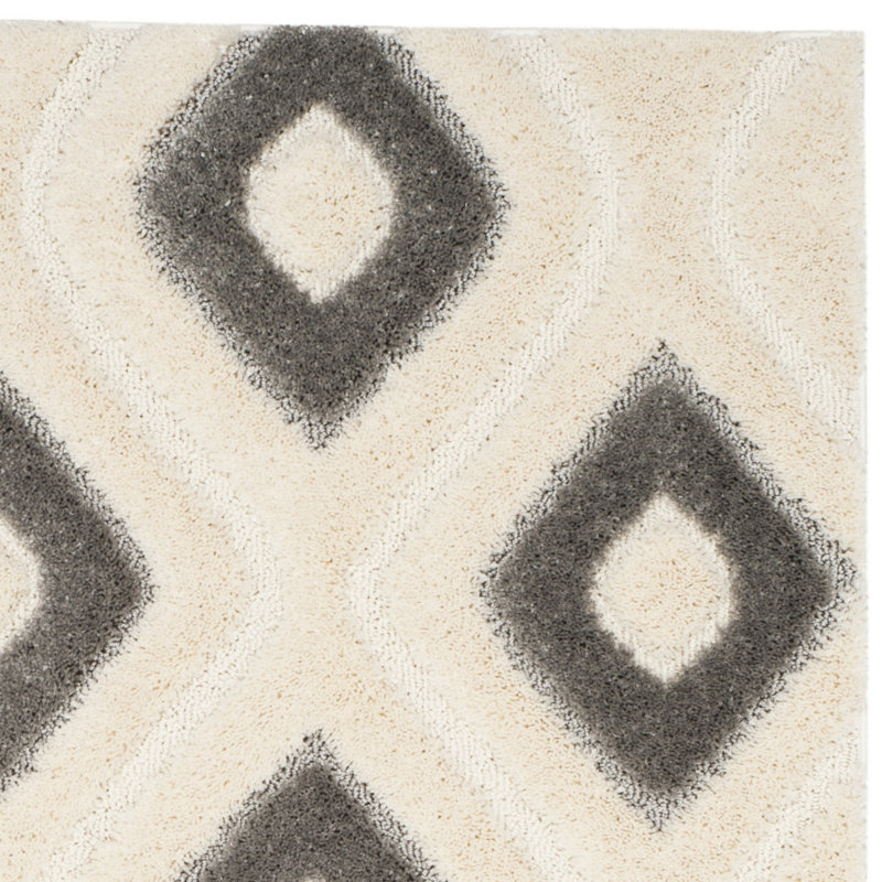 Ashburnham Olympia Shag Performance Geometric Rug, Rectangle 6'7" x 9'2"