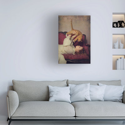 Monika Vanhercke Cat Lover Canvas Art