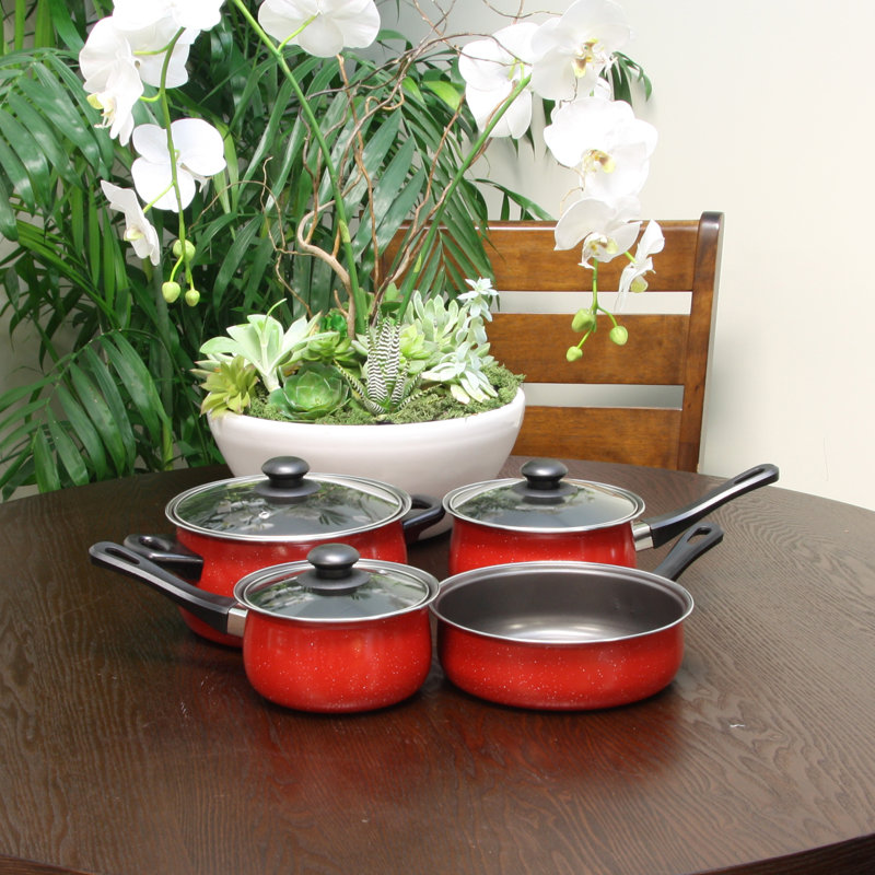 Gibson Casselman 7 Piece Stainless Steel Cookware Set