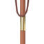 Parasol de patio avec poteau en bois vidaXL 59,1 x 78,7 po taupe-132433452