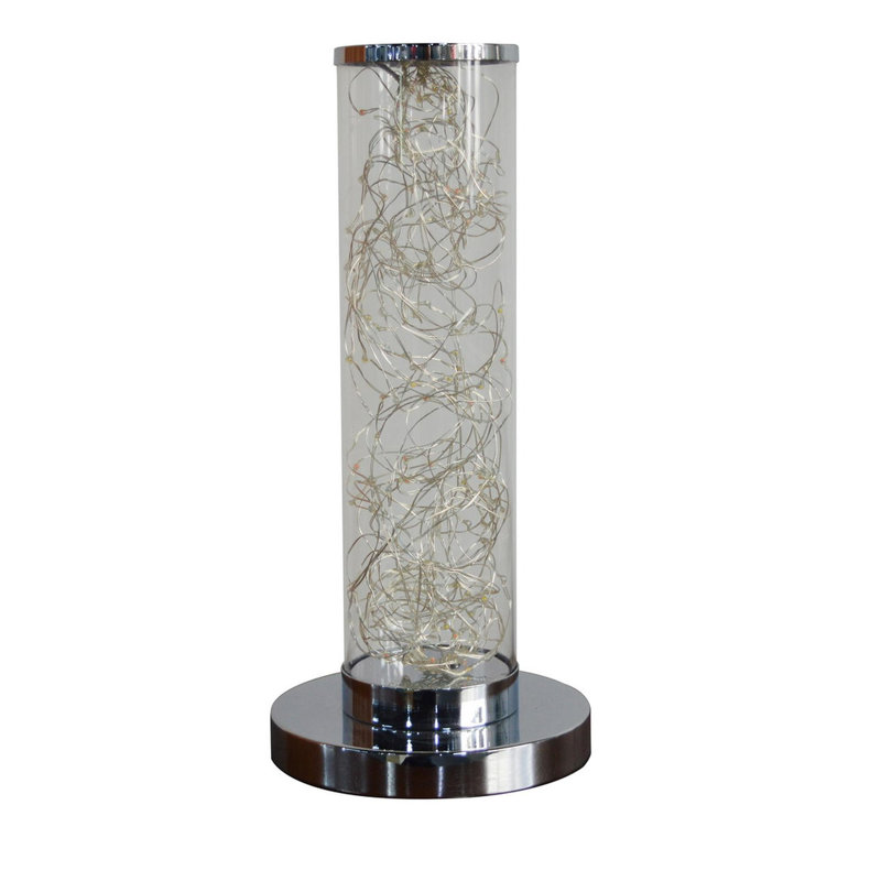 13-Inch Exposed Multi-Coloured Rope LED Namiri Column Table Lamp