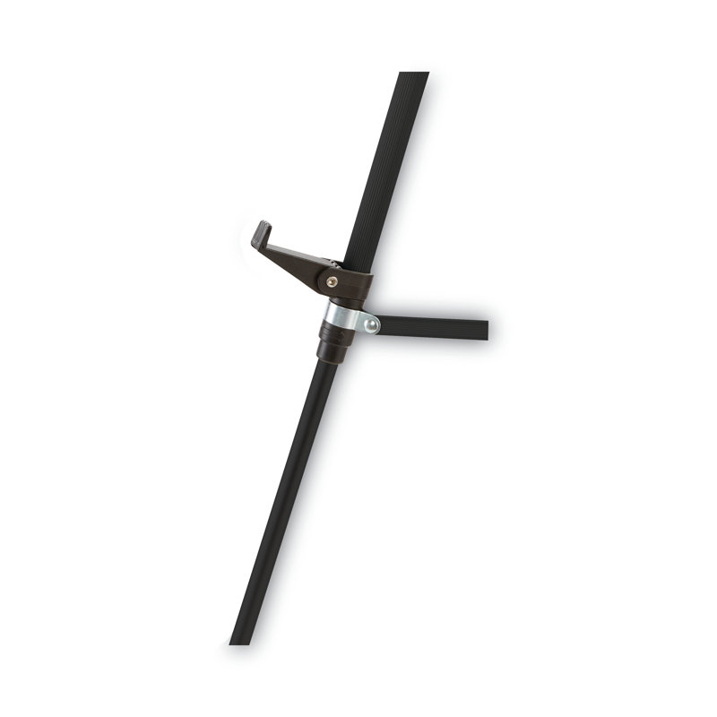 Black Adjustable Aluminum and Steel Telescoping Easel Stand