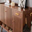 Rangement pour chaussures en bois massif brun noisette