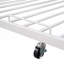 Structure de lit plateforme en métal avec lit gigogne, ports USB-939140645-939140644
