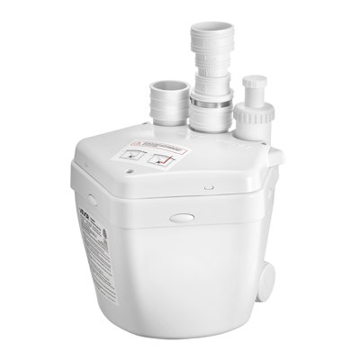 Utility Sink Pump, 1 HP, 2200 GPH Under Sink Pump with 3 Water Inlets 1 Outlet, 36 ft Max Lift, Cast Aluminum Motor, Macerating Toilet System, for Sink Shower Wash Bin Urinal Kitchen Basement