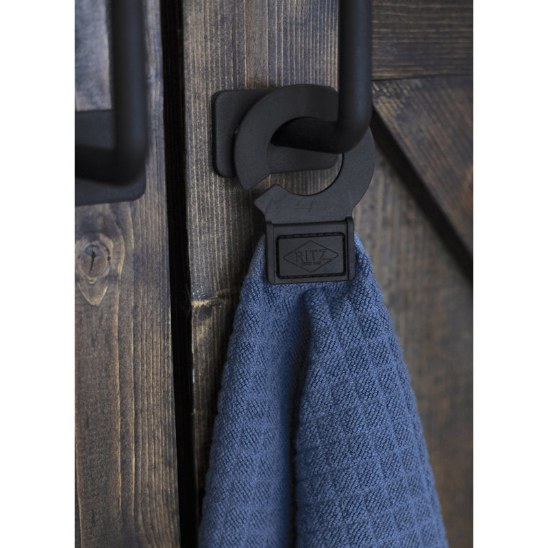 Ritz Cotton Waffle Tea Towel Kitchen Towel, Blue
