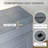 Modern Shoe Rack Bench For Entryway, Storage Organizer With Cushion, 2 Drawers, Adjustable Shelf, Holds 8 Pairs, Gray-821062167