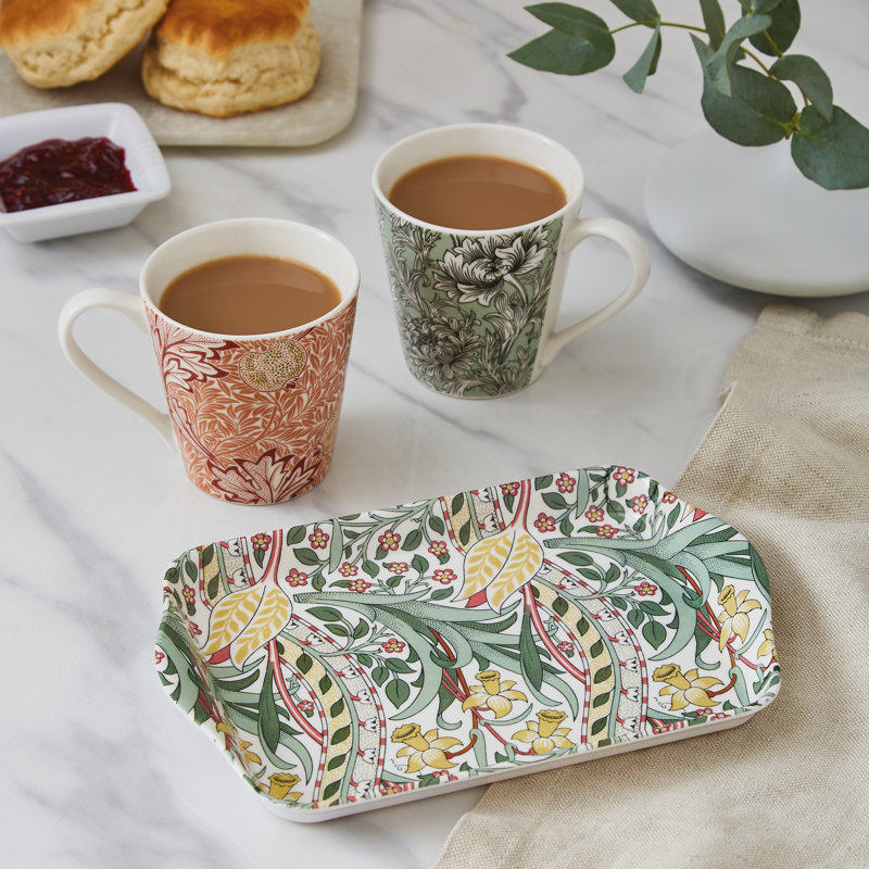 The Original Morris & Co. Mug & Tray Set