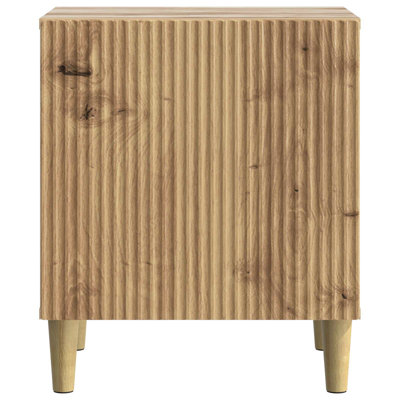 43cm W Manufactured Wood Bedside Table