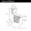 Toilette ronde deux pièces Cadet Pro 1,6 GPF (siège non inclus)-41179108