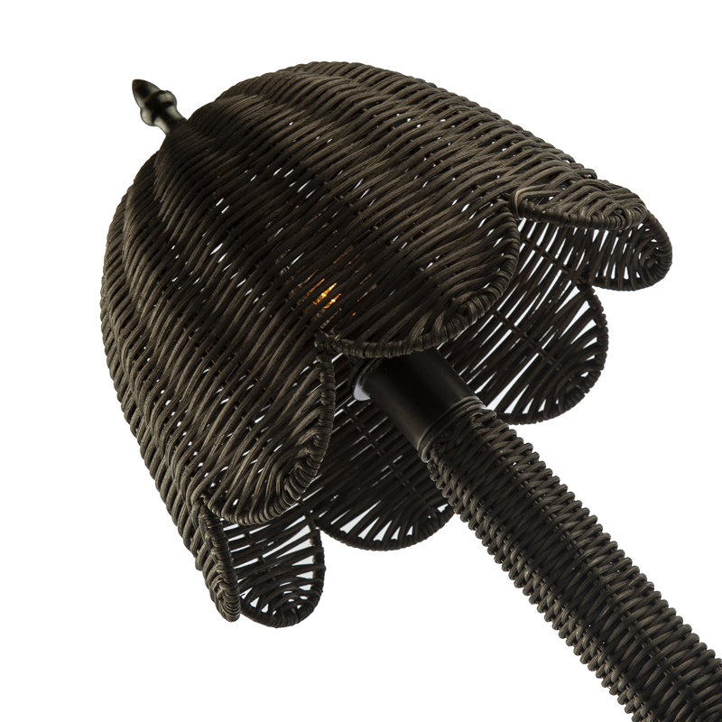25Cm Black Table Lamp