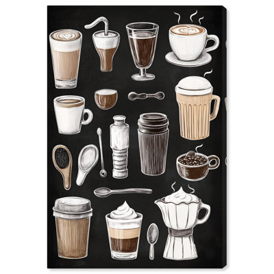 Tableau noir «Coffee» par Art Remedy
