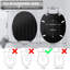 Black Wooden Toilet Seat, Antibacterial Adjustable Hinges, Fits Never Slips For Bathroom With Soft Close And Quick Release, Black
