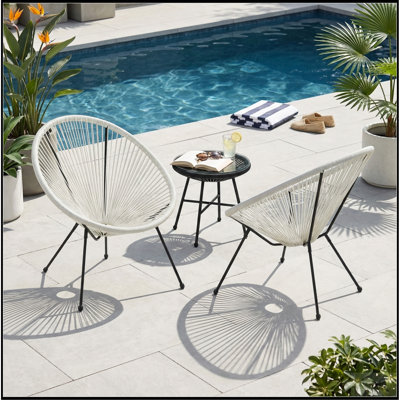 Chaise Anson (ensemble de 2) - Blanc