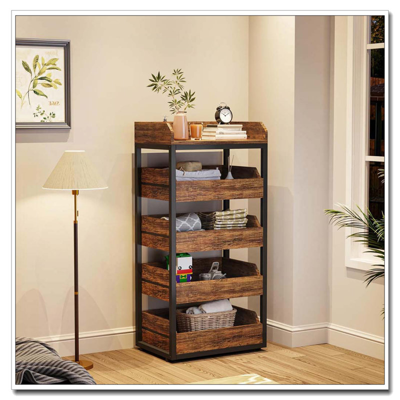 Étagère de rangement à 5 niveaux pour fruits et légumes, garde-manger, cuisine et salon