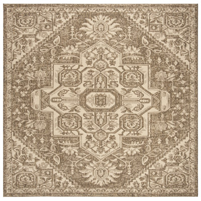 Danya Oriental Cream/Beige Indoor/Outdoor Area Rug
