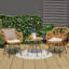 Ridgetop 2 - Person Patio Dining Set Round Table with Cushions Included-1156522221
