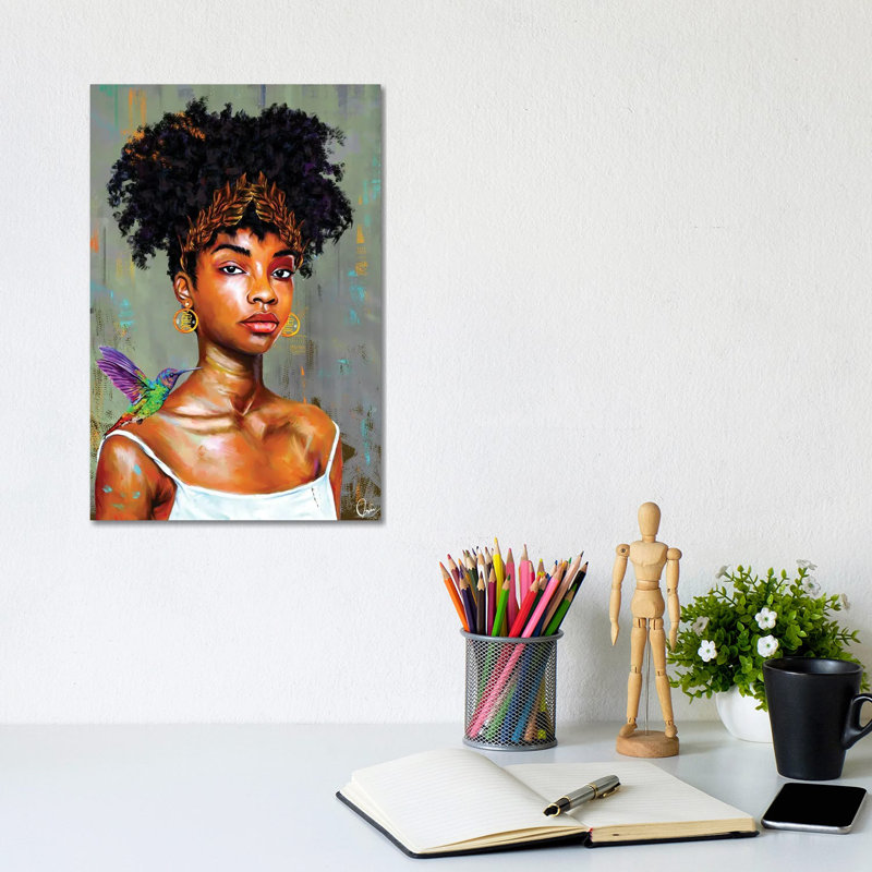 Mona by Crixtover Edwin - Wrapped Canvas Print, 20.32 cm H x 30.48 cm W