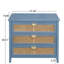 Buffet en rotin avec commode Buffet