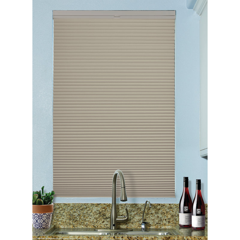 Store alvéolaire occultant sans cordon haut / bas 9 po, Gris, L 51,5 po x L 48 po